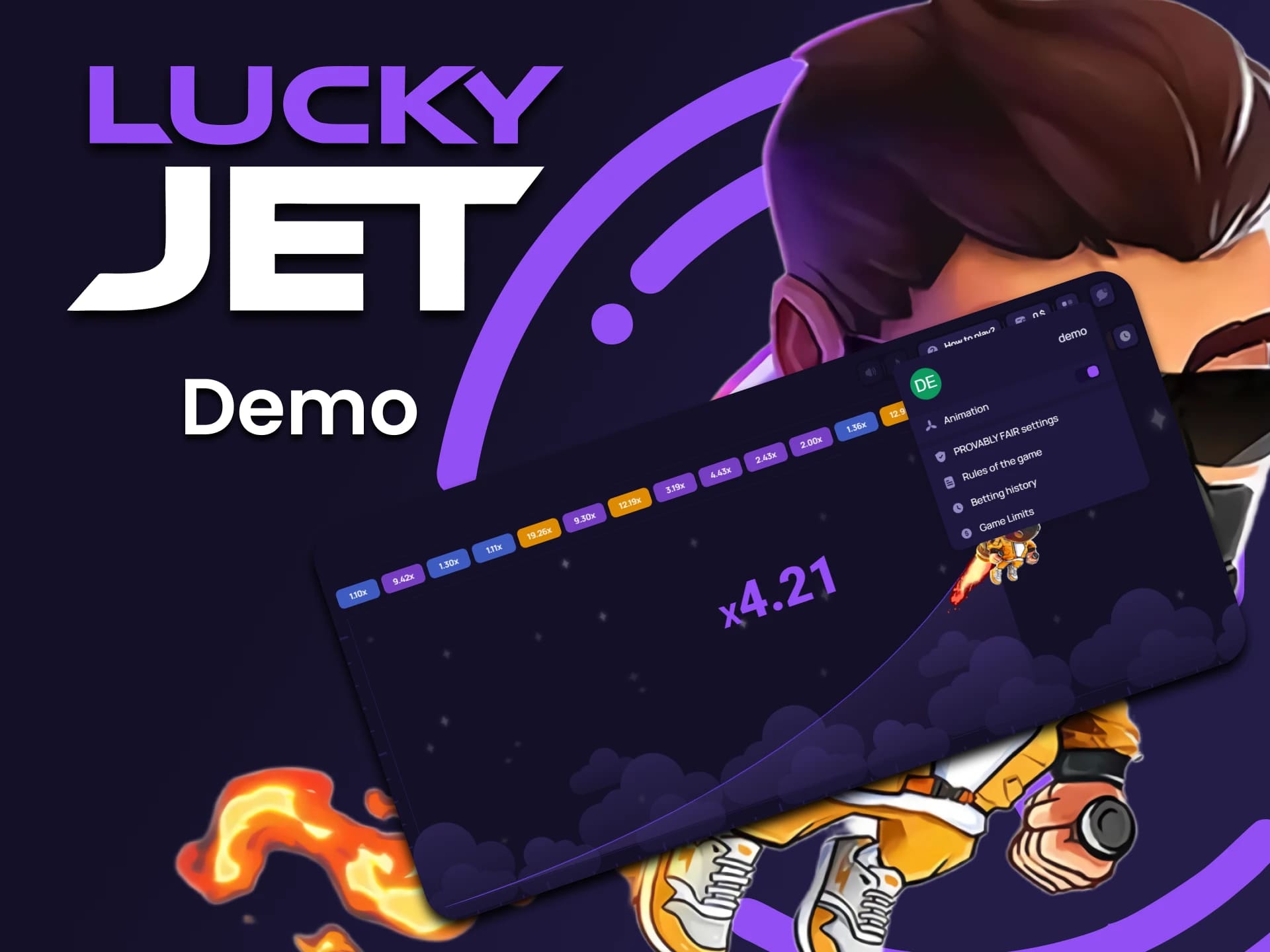 Lucky Jet — момент вывода ставки перед крашем